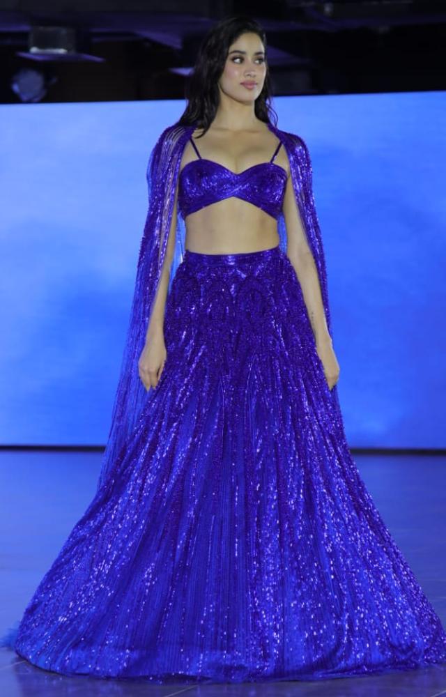 The actress looked ethereal, radiating elegance as she walked the ramp